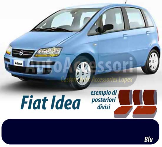 blu Coprisedili Fiat Idea