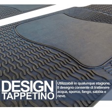 Tappetini Auto In Gomma Ka1272 Compatibili Con 500