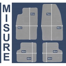 Tappetini Auto In Gomma KA8455 Compatibili Con Corsa